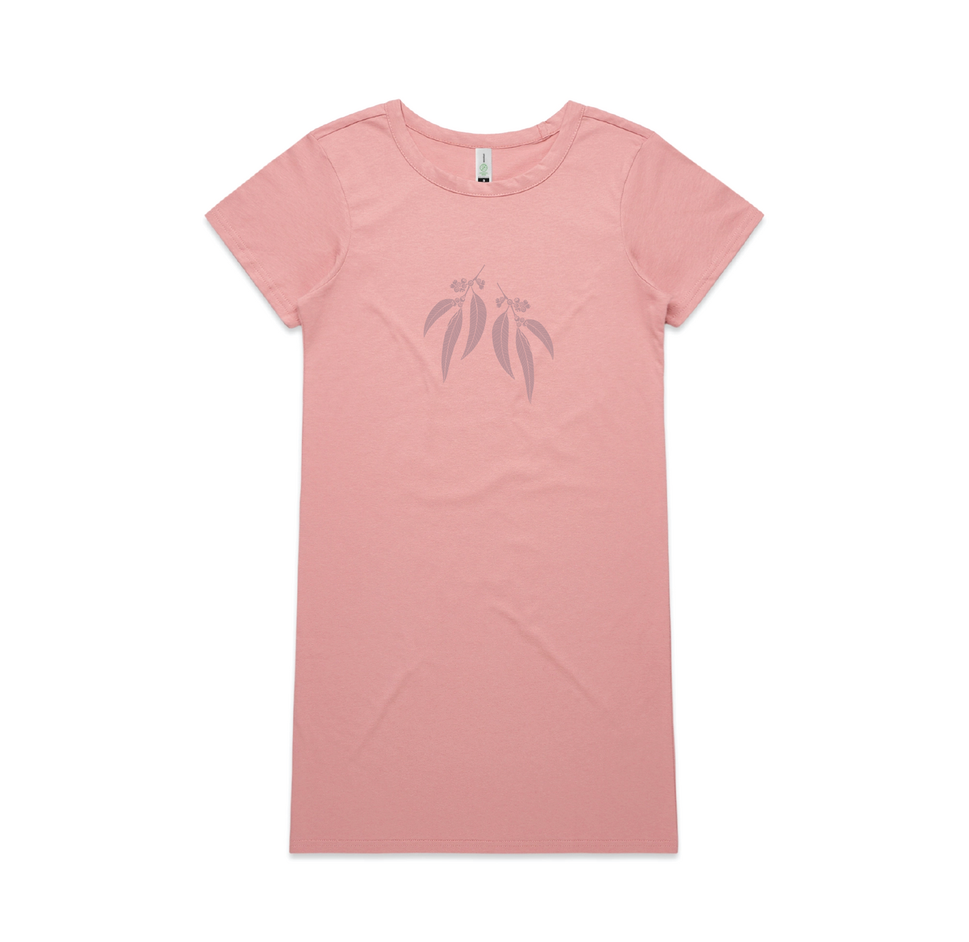 Eucalyptus Short Sleeve Tshirt Dress - Strewth Clothing