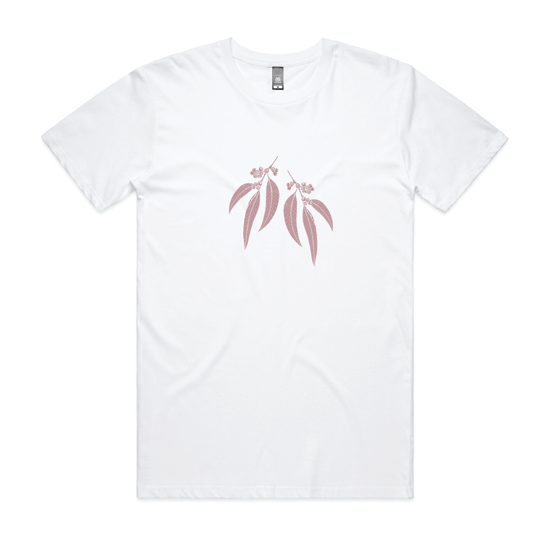 Eucalyptus Short Sleeve Tee White - Strewth Clothing