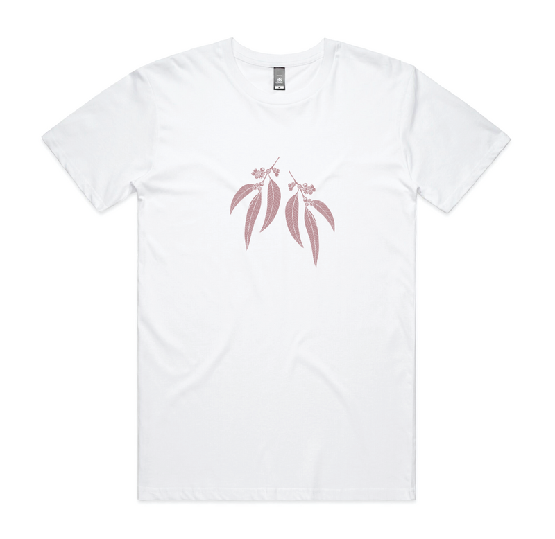 Eucalyptus Short Sleeve Tee White - Strewth Clothing