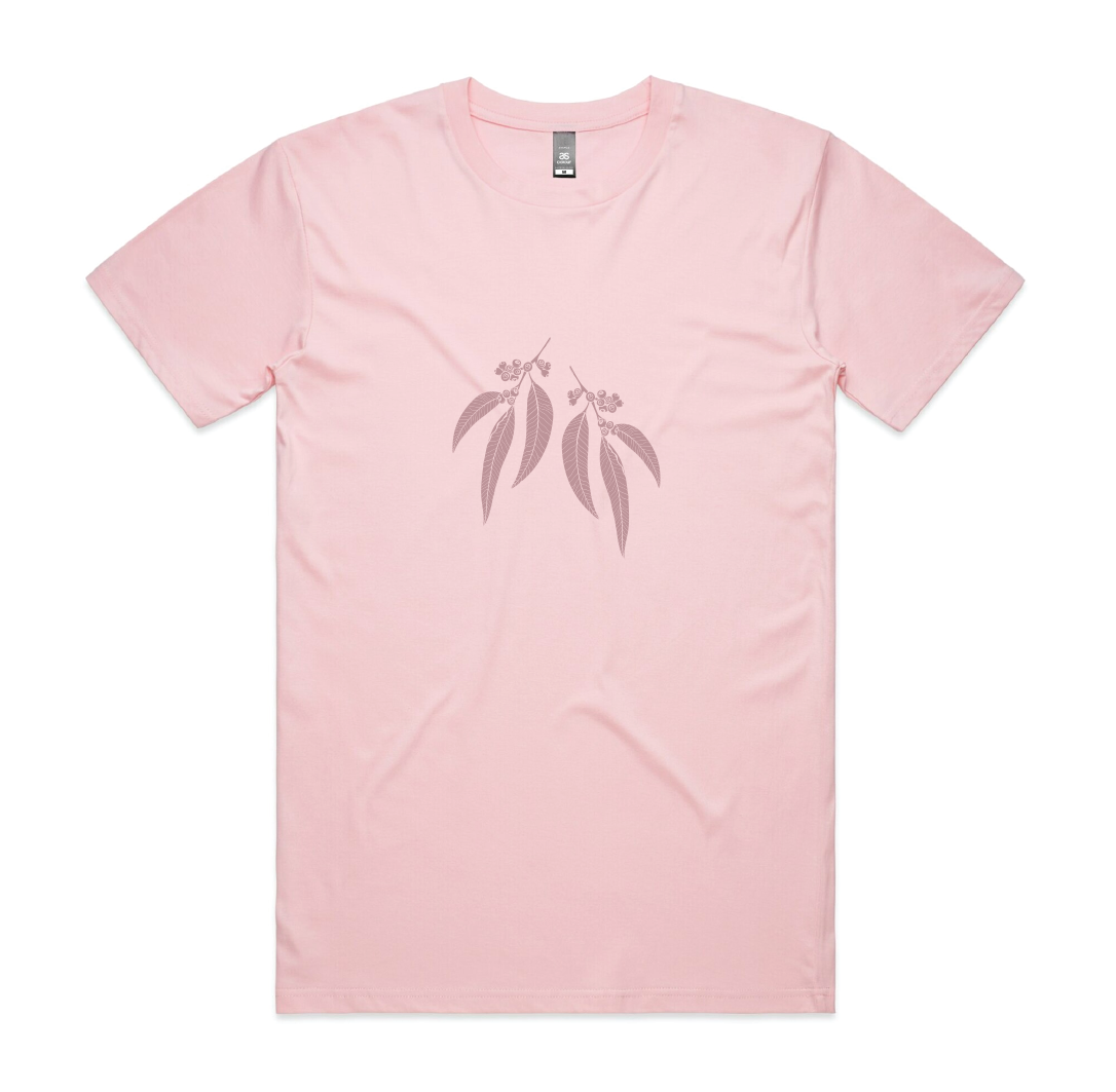 Eucalyptus Short Sleeve Tee Pink - Strewth Clothing