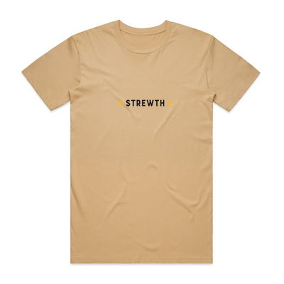 Get Frothed Short Sleeve Tee Tan - Strewth Clothing