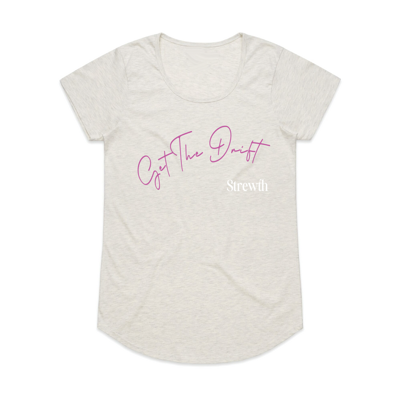 Get The Drift Short Sleeve Tee Oat - Strewth Clothing