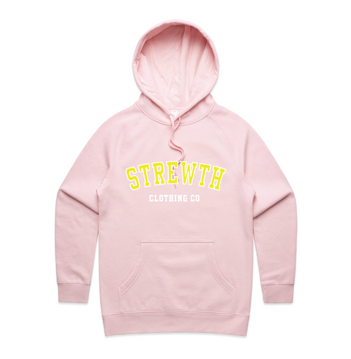 Strewth Clothing Co Hoodie Pink - Strewth Clothing