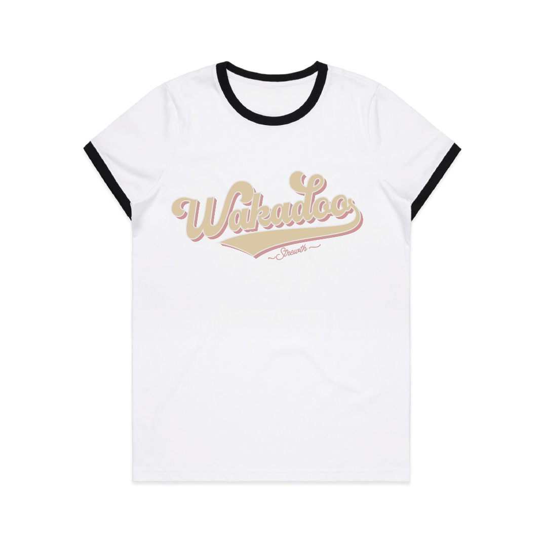 Wakadoo Short Sleeve Tee Ringer - Strewth Clothing